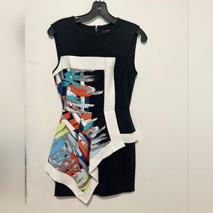 BCBG Maxazria asymmetrical dress